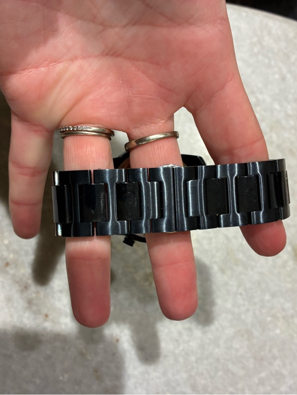 Movado Bold Verso Chronograph Watch 44mm - Gunmetal/Black - Picture 3 of 5